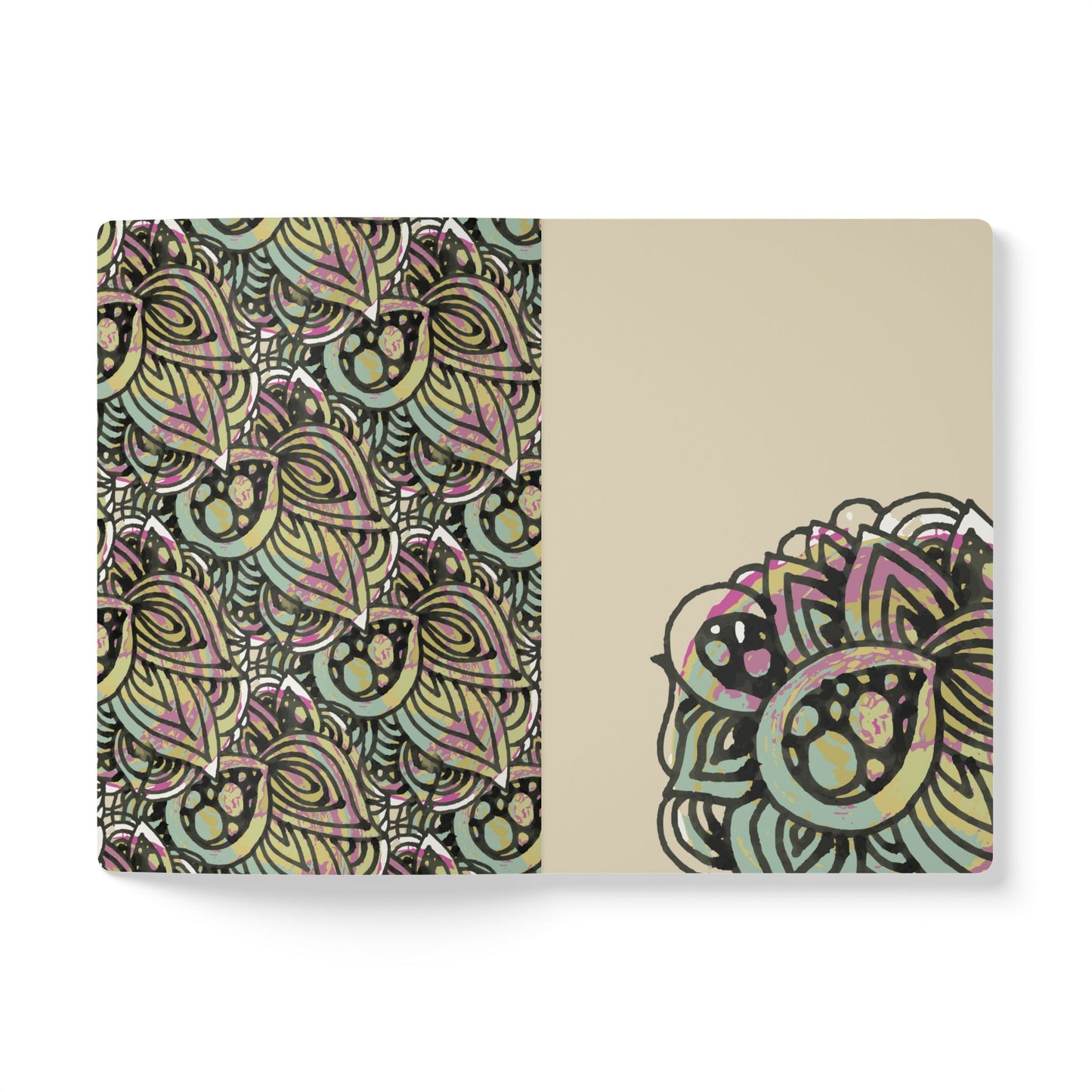 Zentangle Softcover Journal (with Inside Prints)