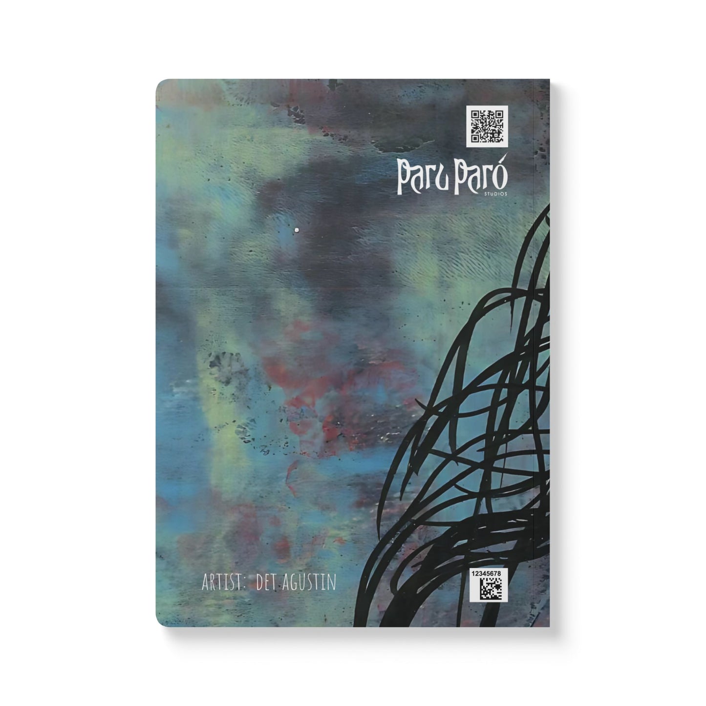 Blue Turtle Neck Softcover Journal (with Inside Prints)