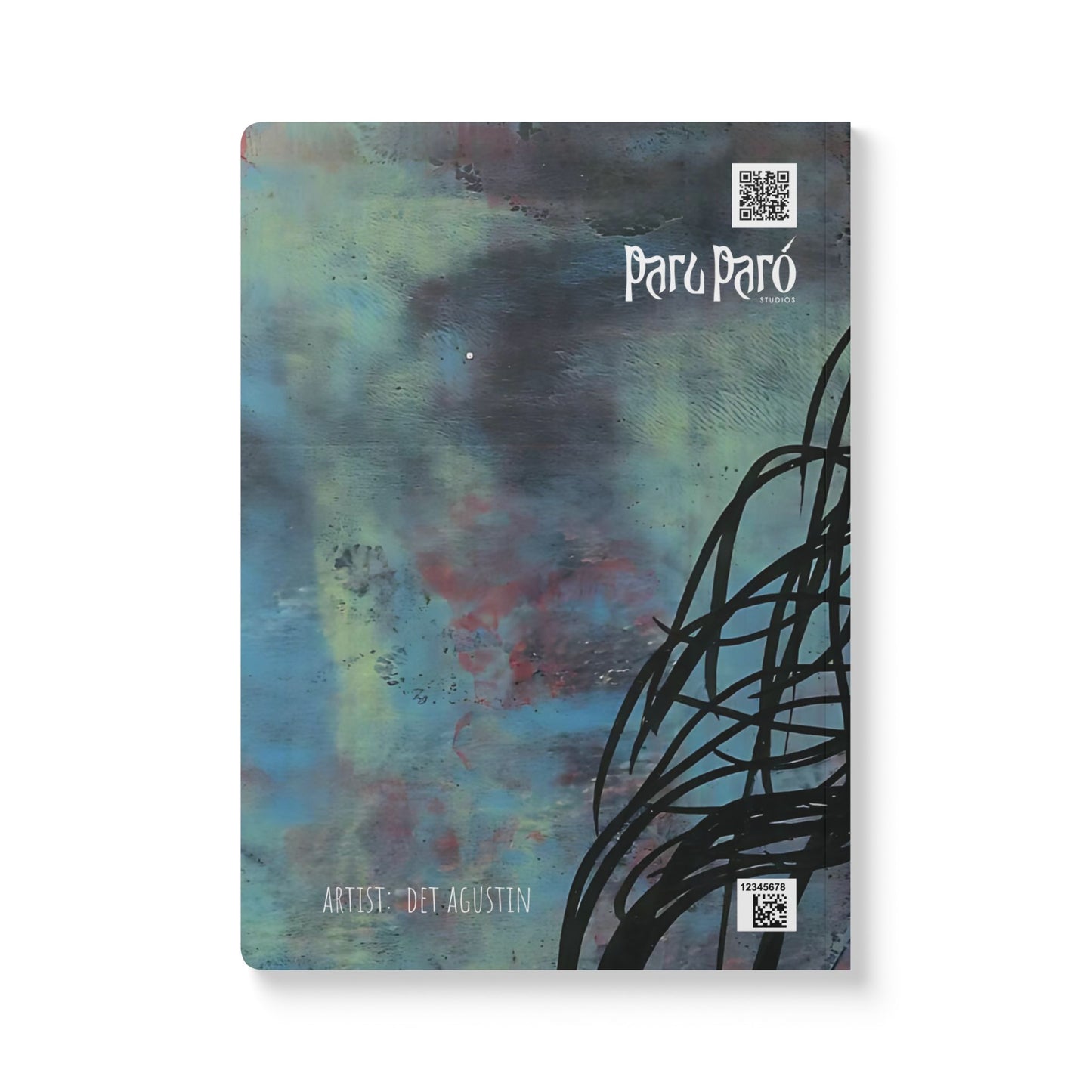 Blue Turtle Neck Softcover Journal (with Inside Prints)