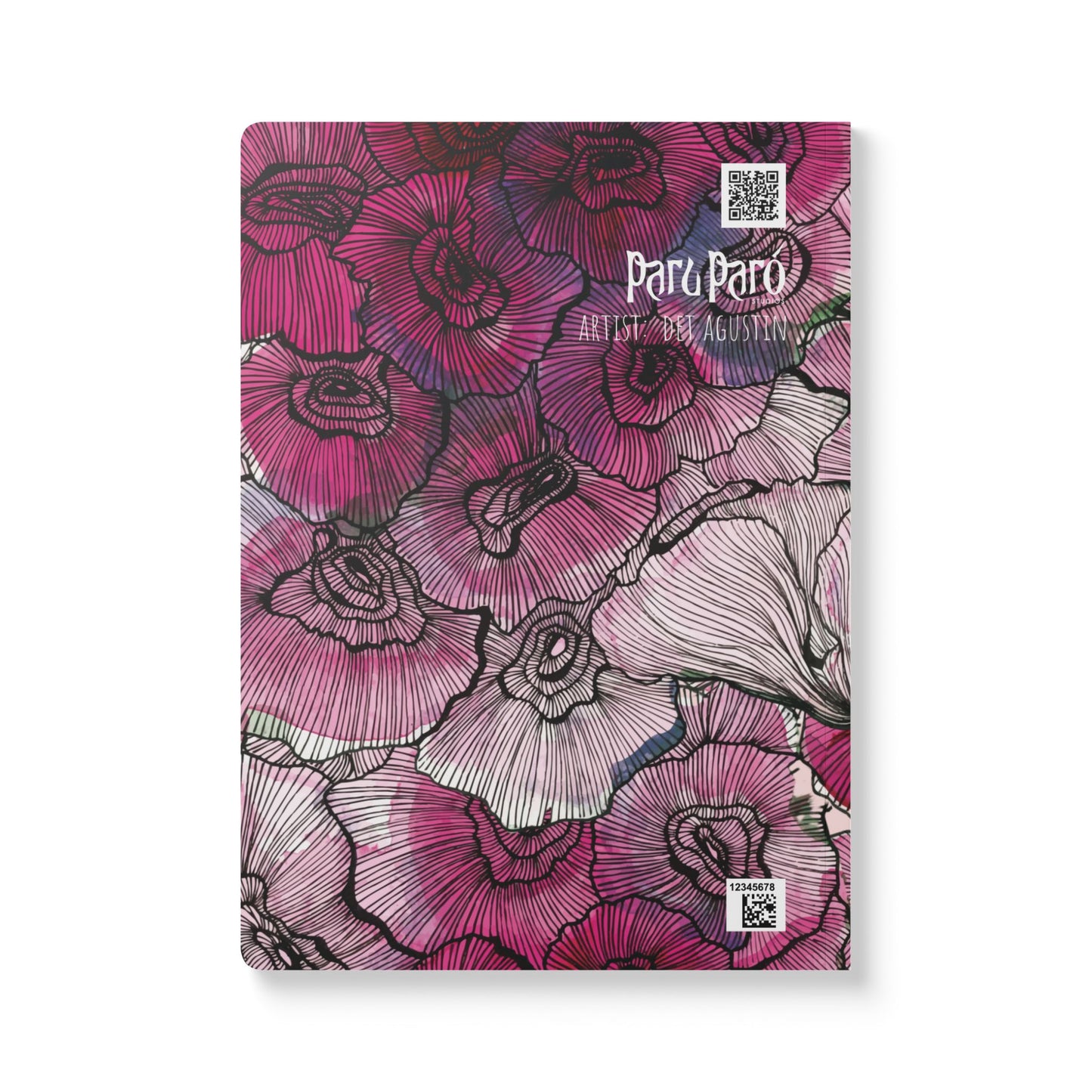Floral Softcover Journal (with Inside Prints)