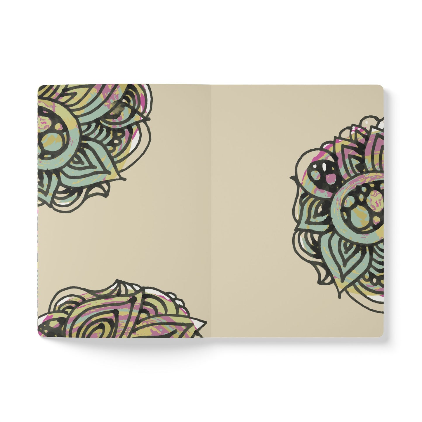Zentangle Softcover Journal (with Inside Prints)