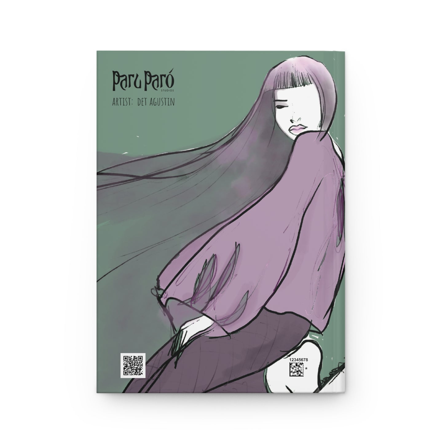 Bob Hair Girl - Hardcover Journal Matte