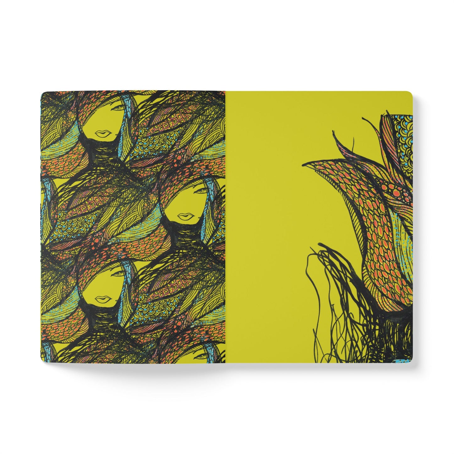 Turtle Neck Softcover Journal (with Inside Prints)