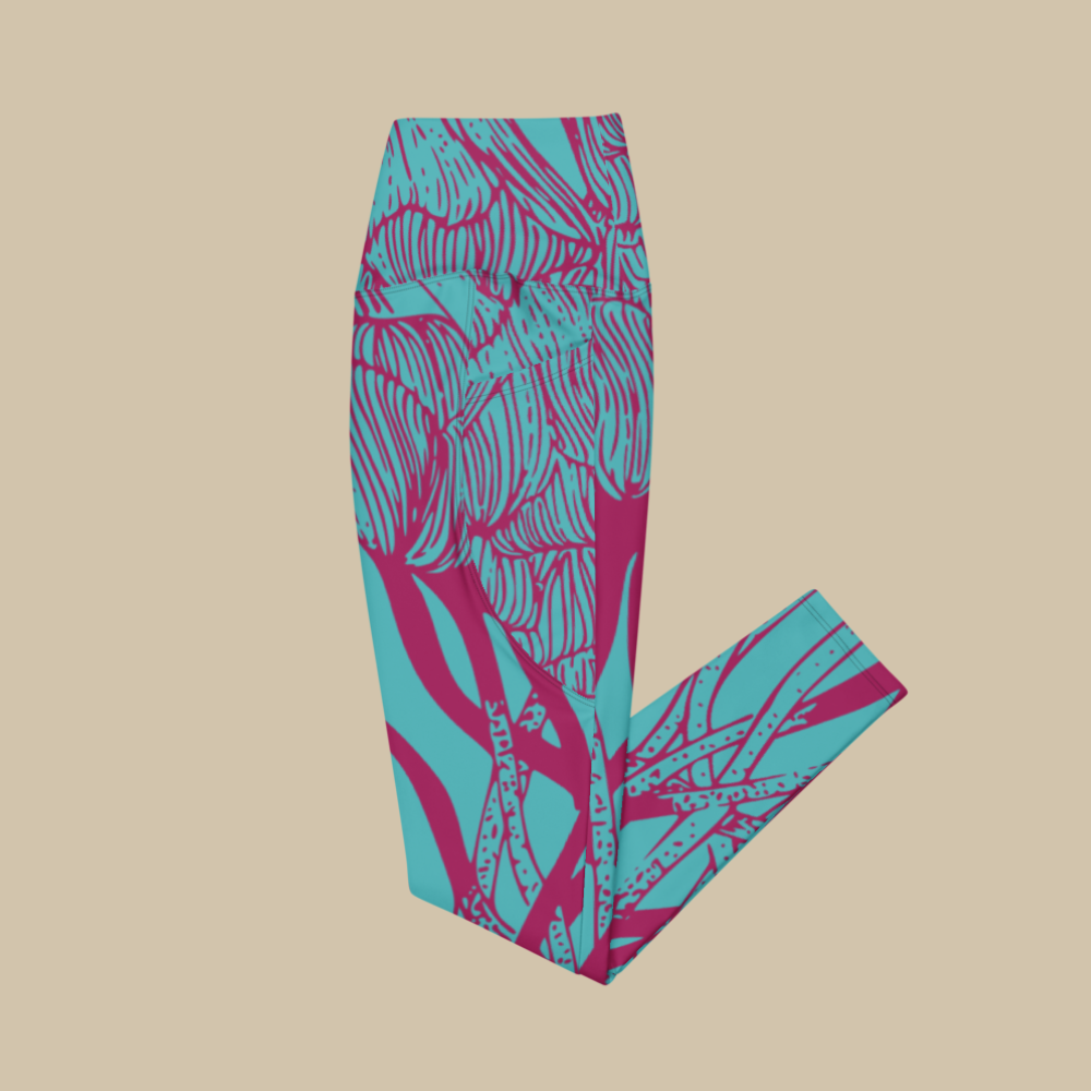 Lush Reverie Blue Leggings