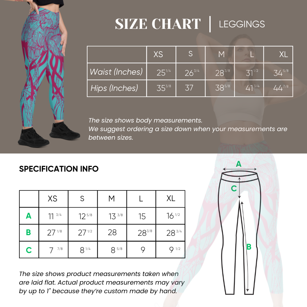 Lush Reverie Blue Leggings