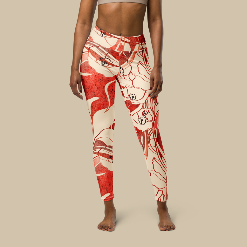 Sukha Red Leggings