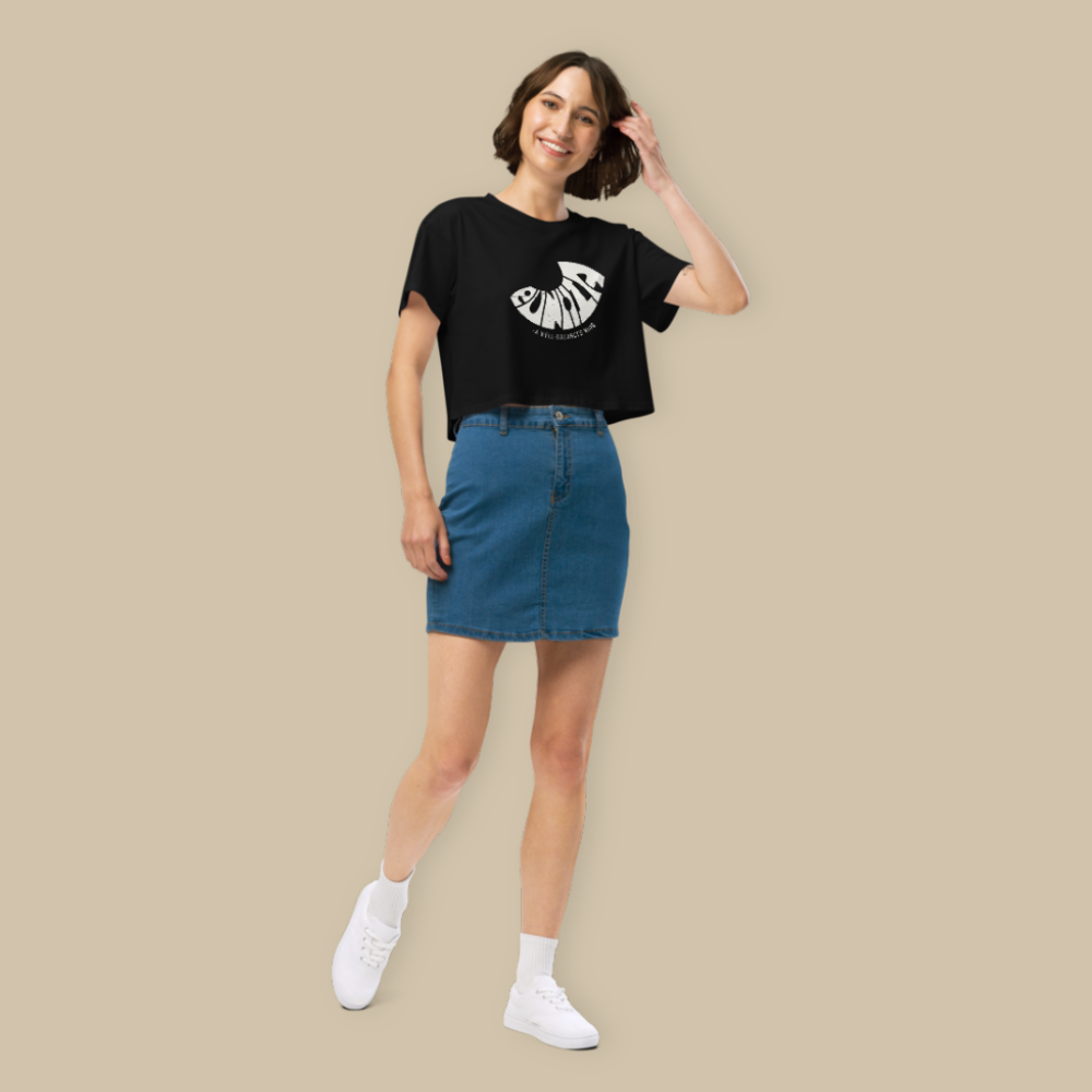 Women Fashion Crop Top - Eunoia Black