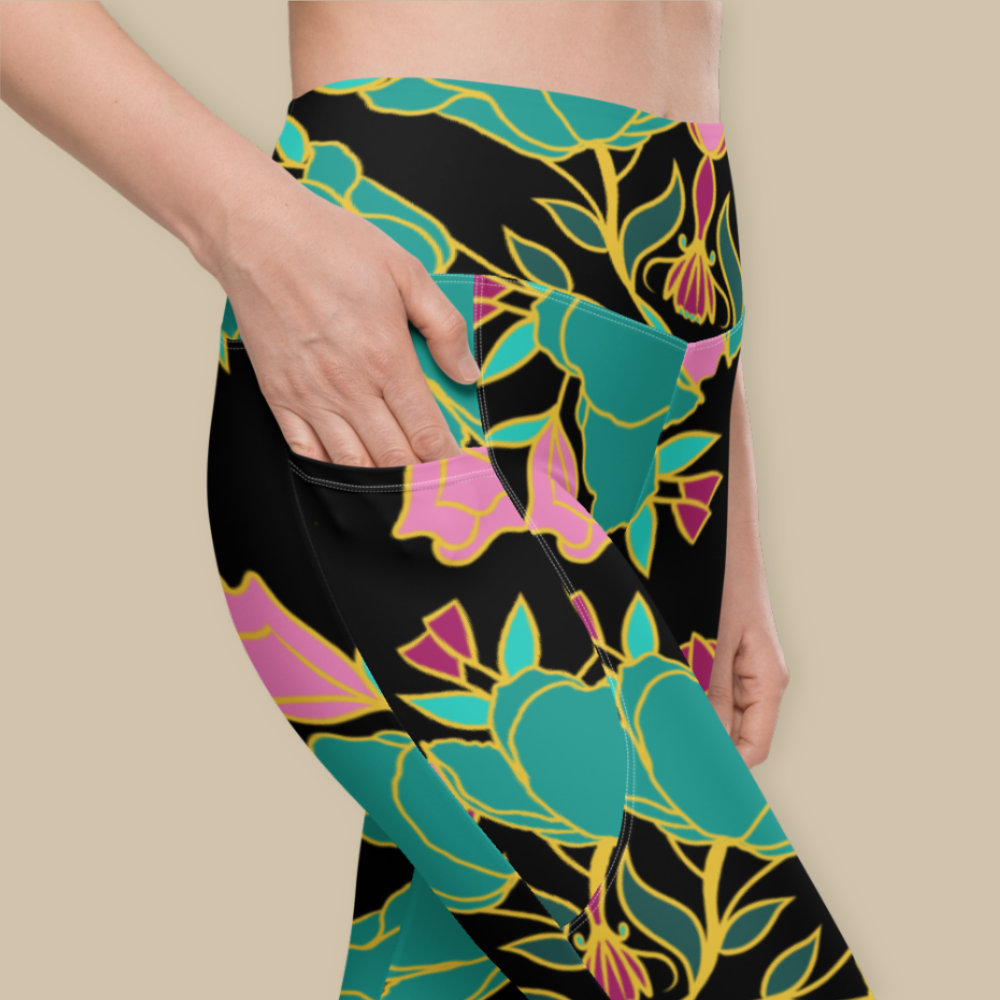 Electric Petals Leggings