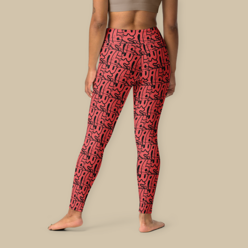 Wabi-Sabi Coral Leggings