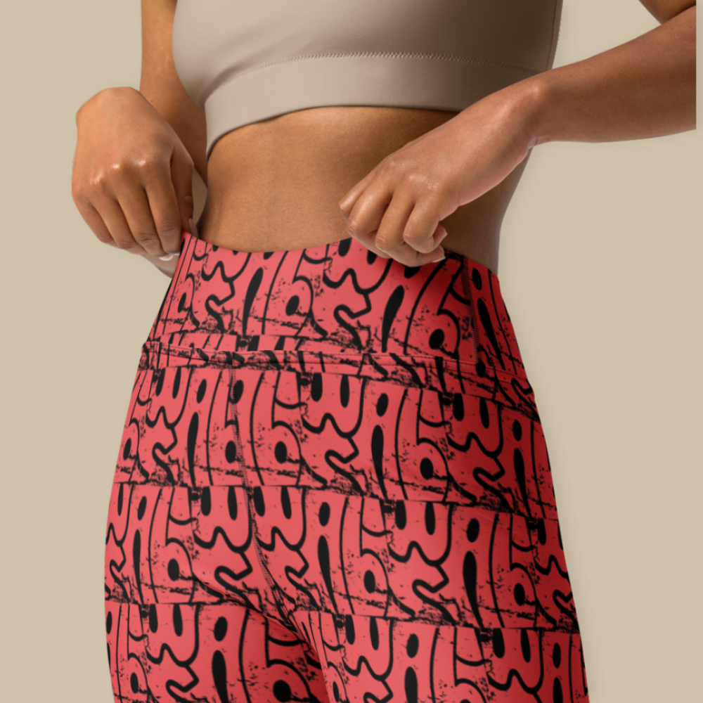 Wabi-Sabi Coral Leggings