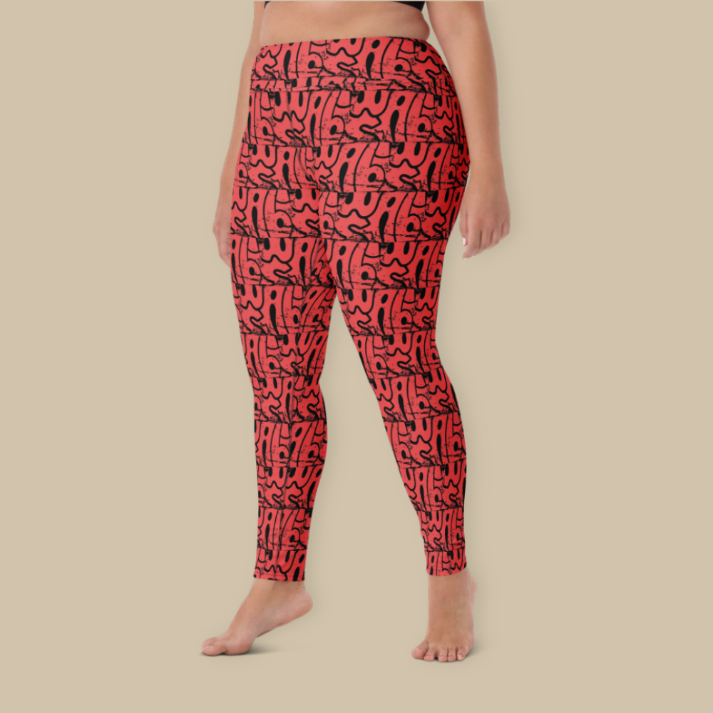 Wabi-Sabi Coral Leggings