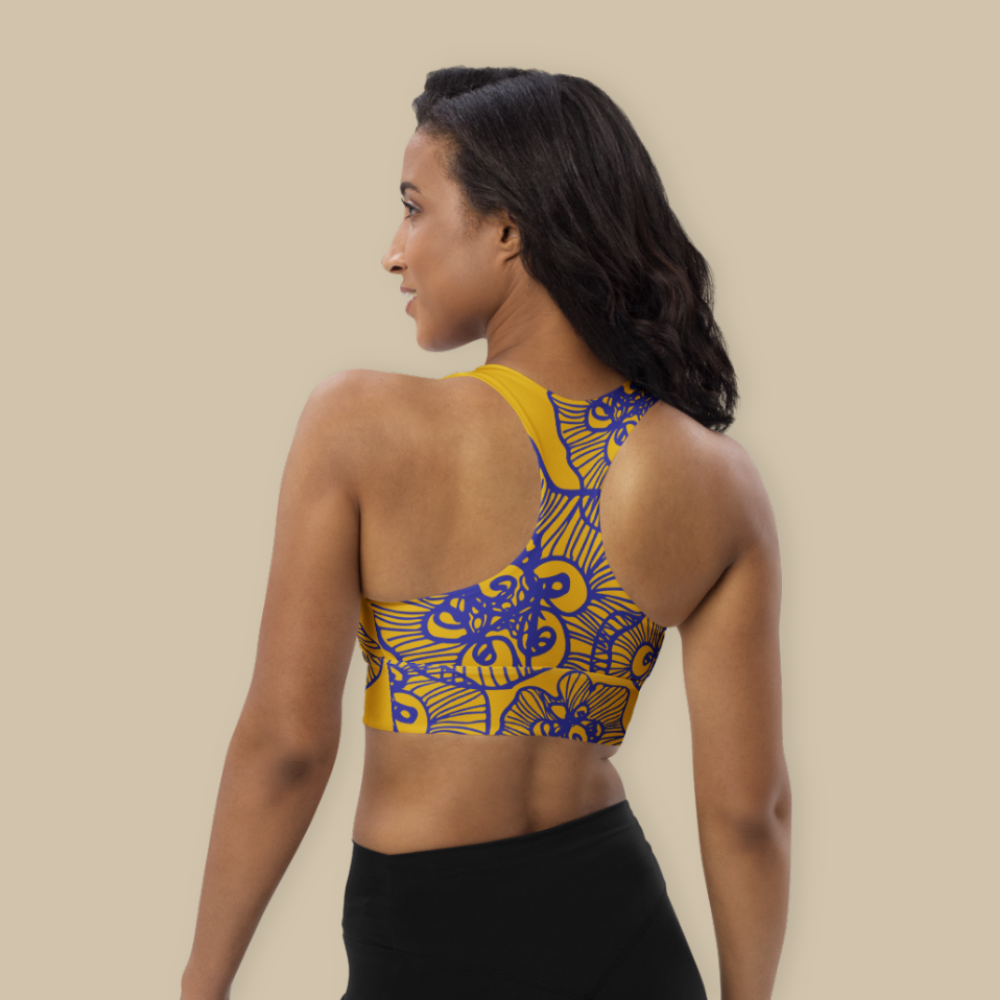 Solflora Recycled Longline Sports Bra