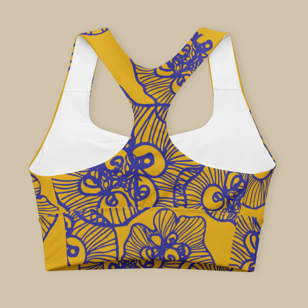 Solflora Recycled Longline Sports Bra
