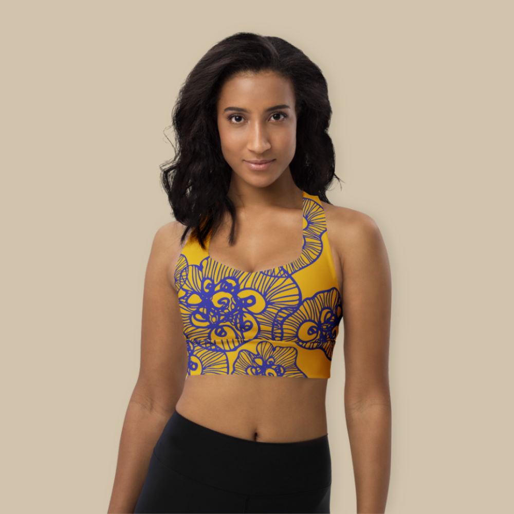 Solflora Recycled Longline Sports Bra