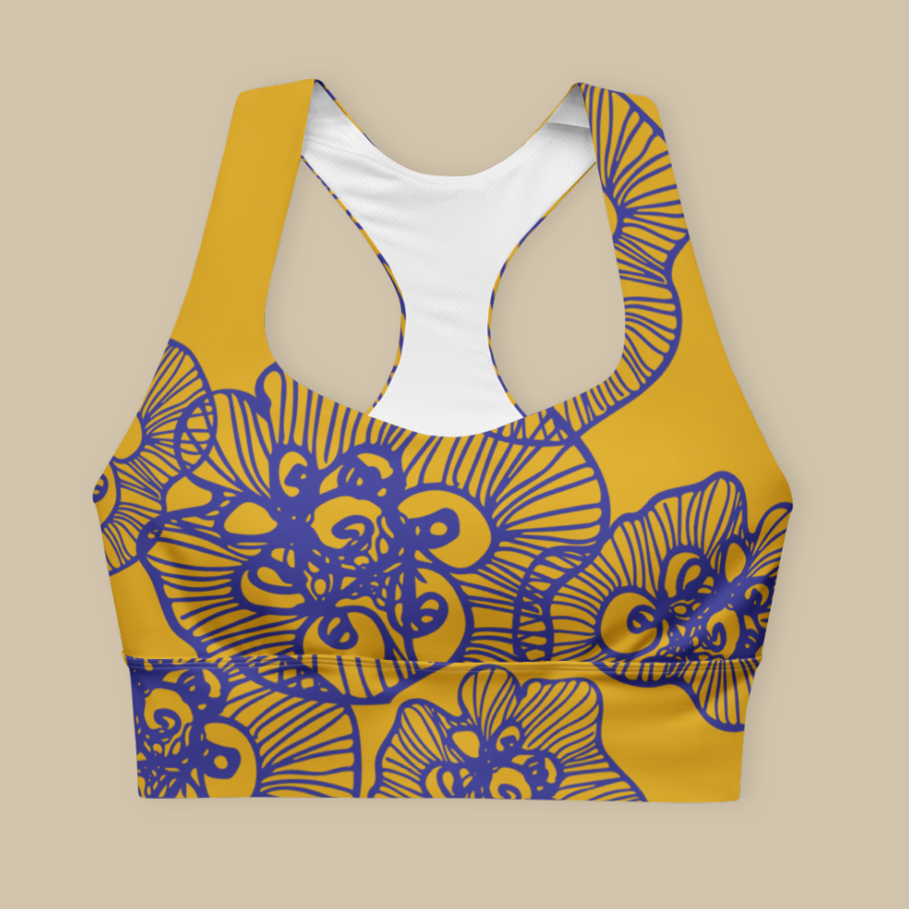 Solflora Recycled Longline Sports Bra