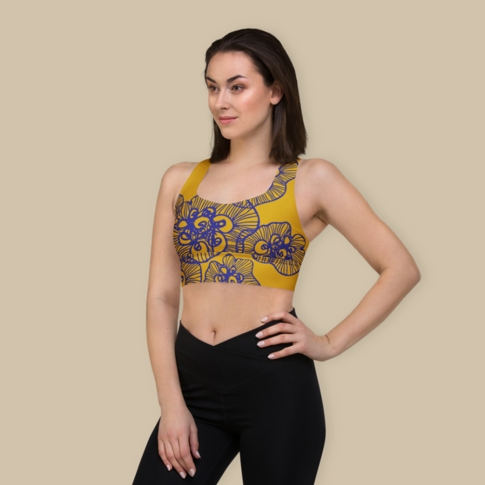 Solflora Recycled Longline Sports Bra