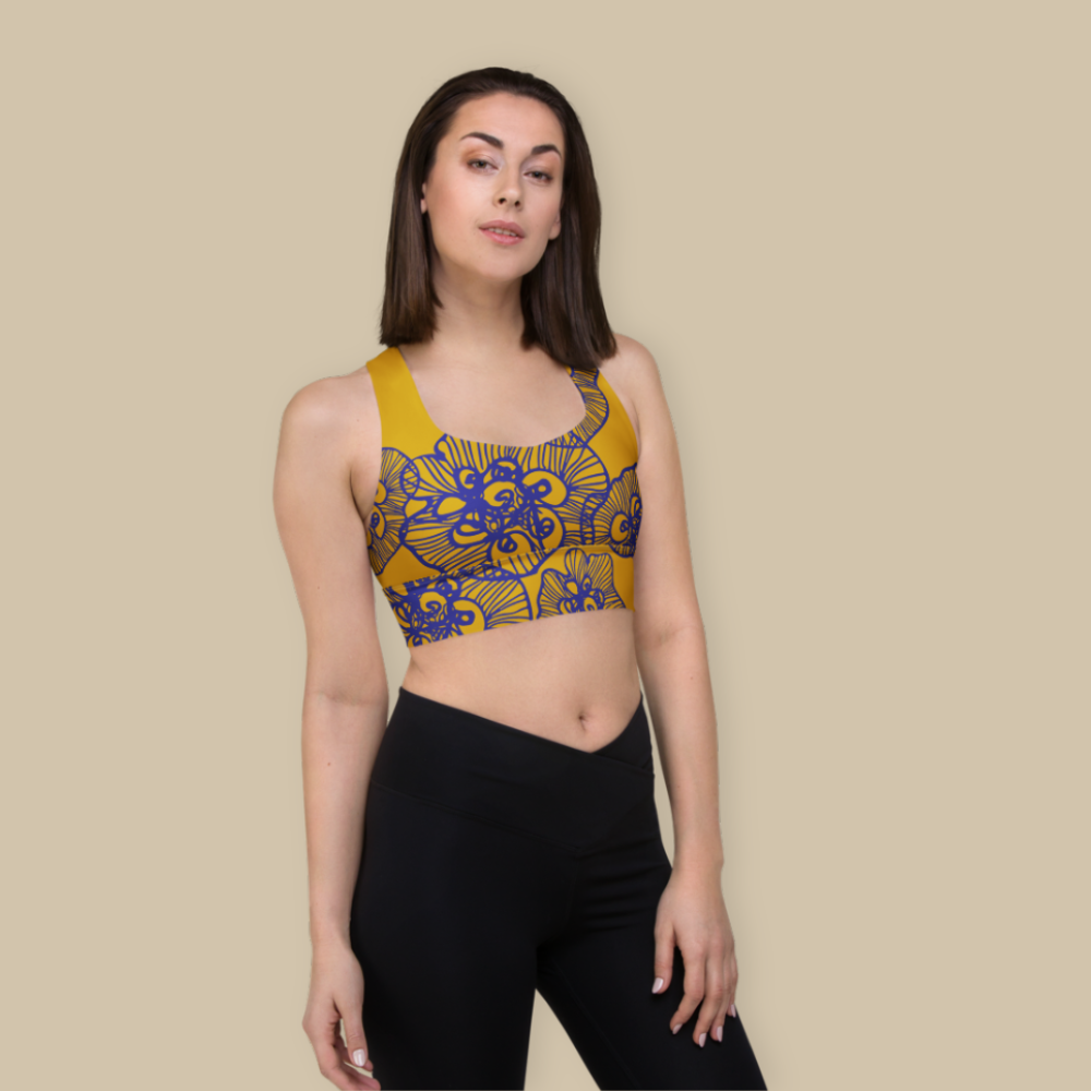 Solflora Recycled Longline Sports Bra