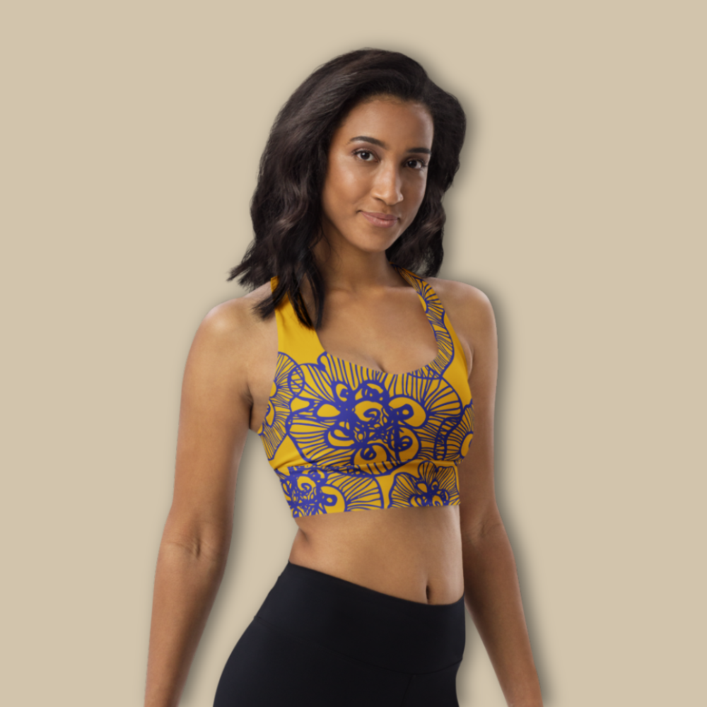 Solflora Recycled Longline Sports Bra