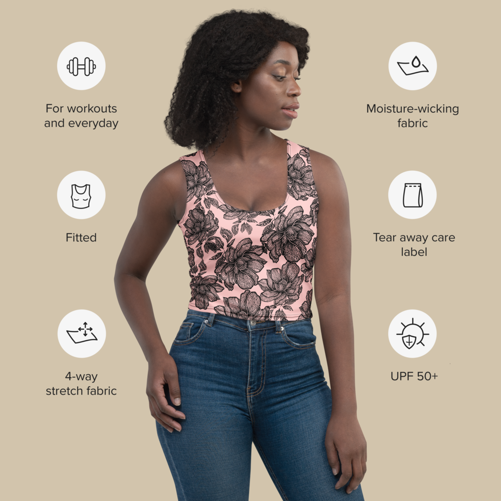 Lirata Pink Crop Top