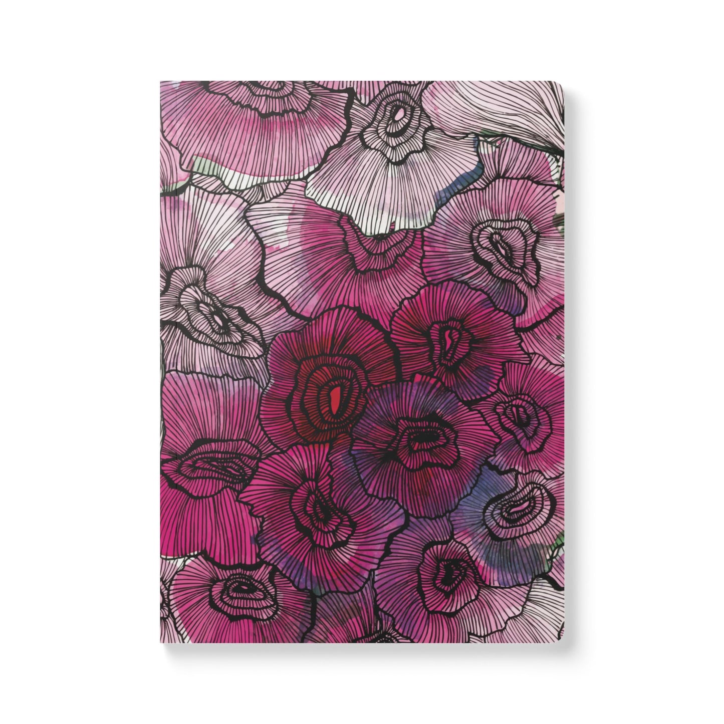 Floral Softcover Journal (with Inside Prints)