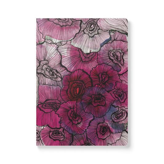 Floral Softcover Journal (with Inside Prints)