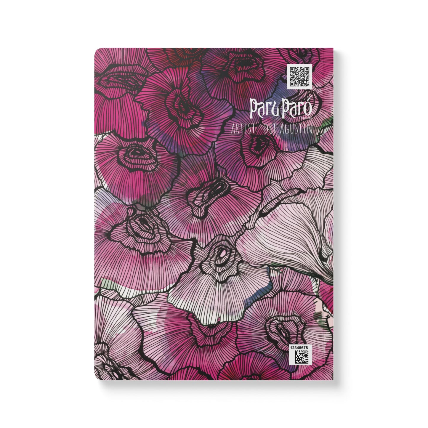 Floral Softcover Journal (with Inside Prints)