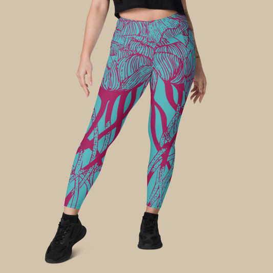 Lush Reverie Blue Leggings