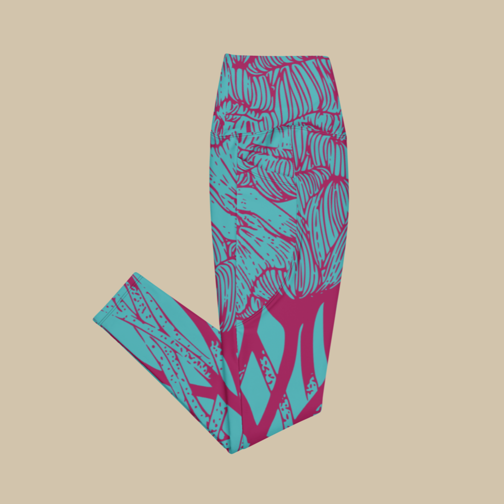 Lush Reverie Blue Leggings