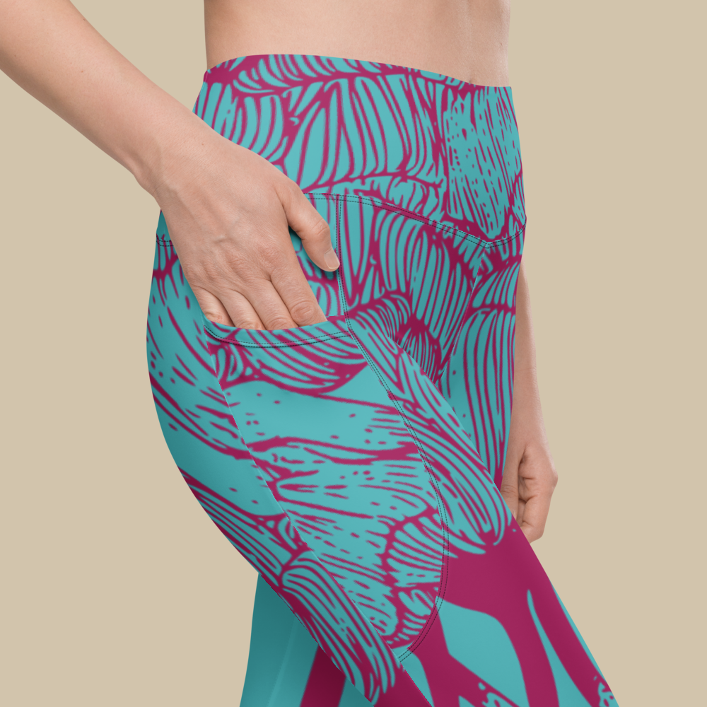 Lush Reverie Blue Leggings