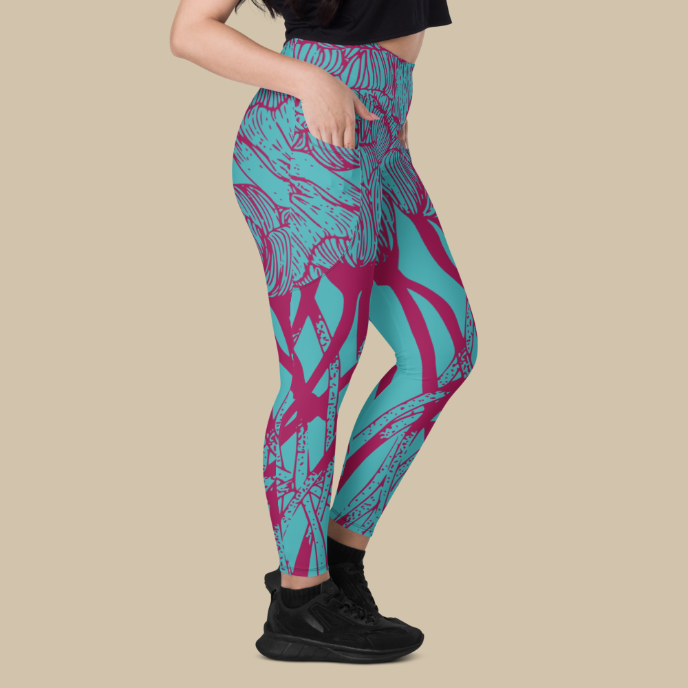 Lush Reverie Blue Leggings