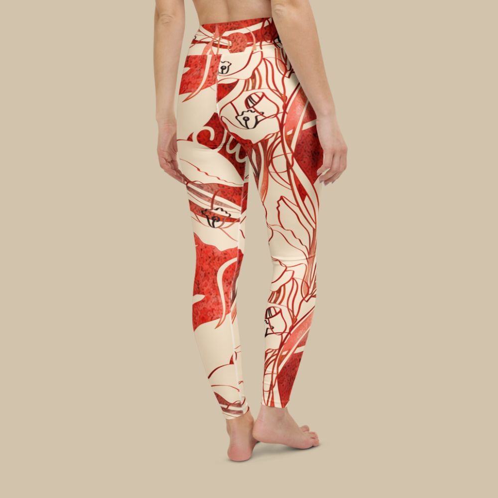Sukha Red Leggings