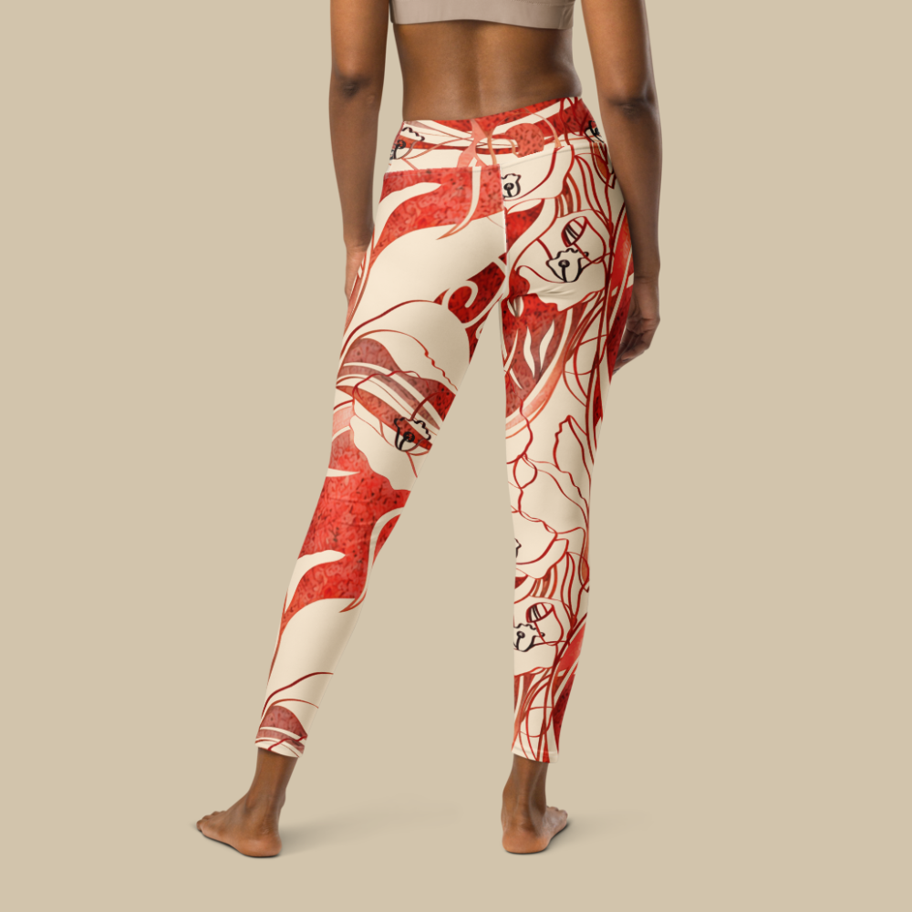 Sukha Red Leggings