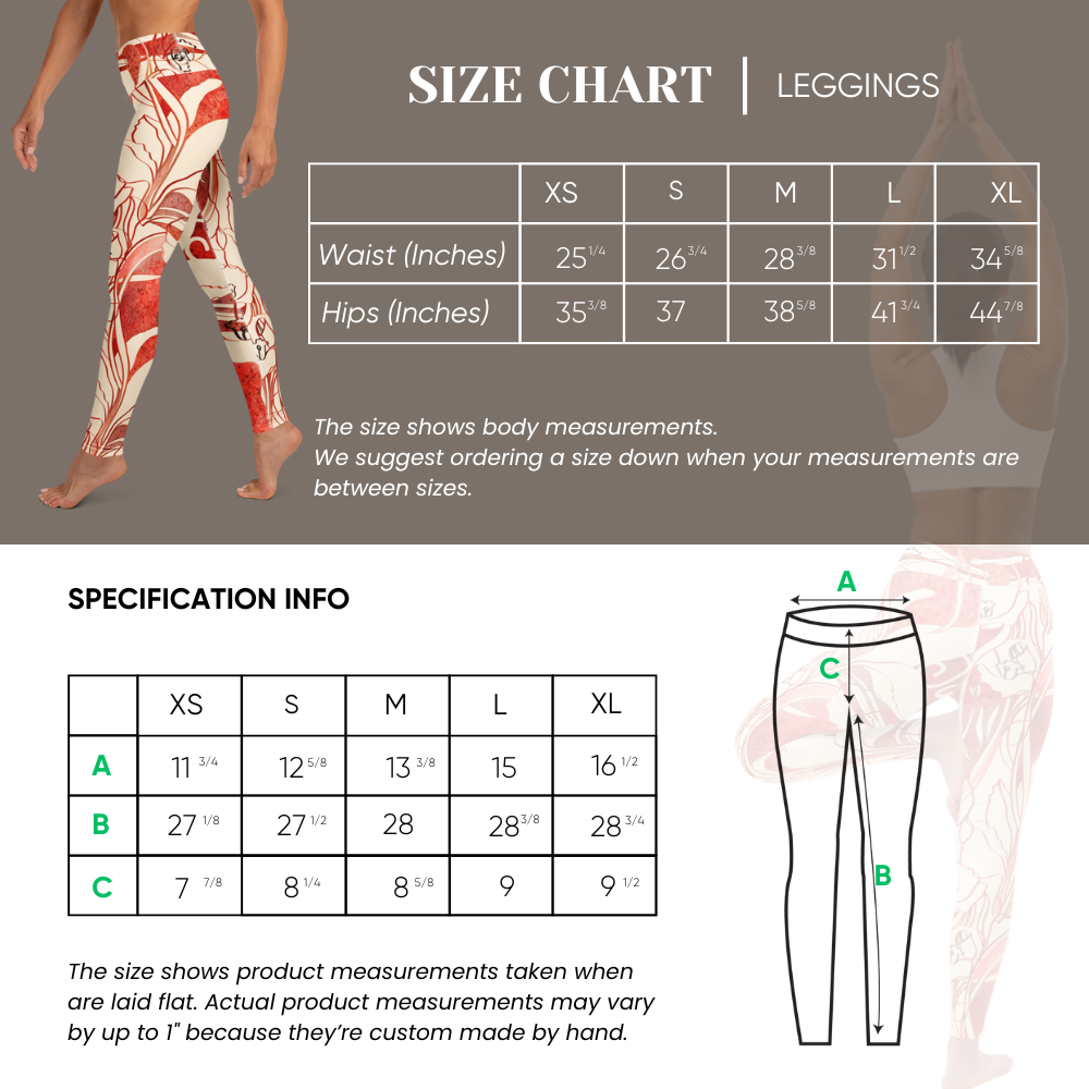 Sukha Red Leggings