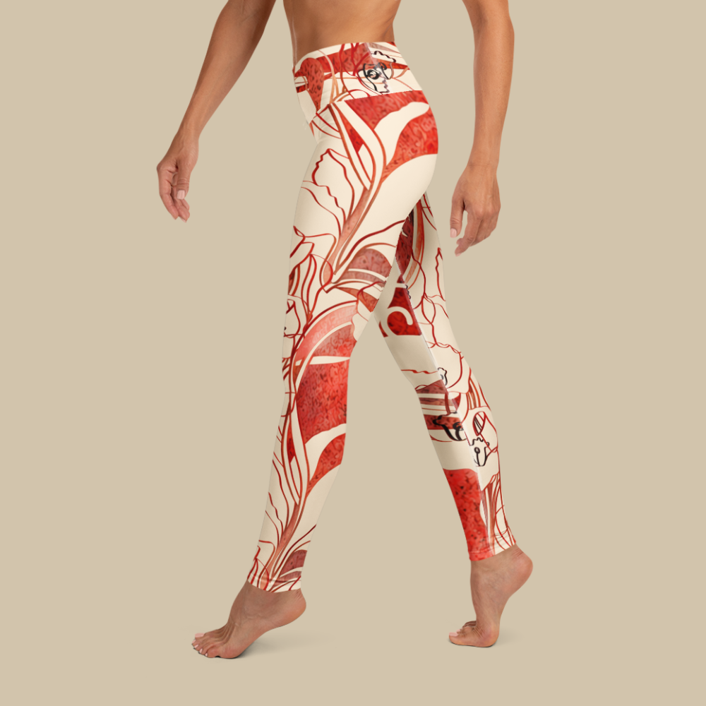 Sukha Red Leggings