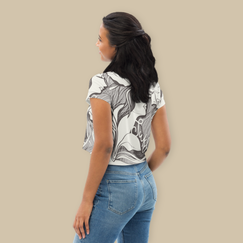 Sukha White Crop Top