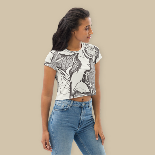 Sukha White Crop Top