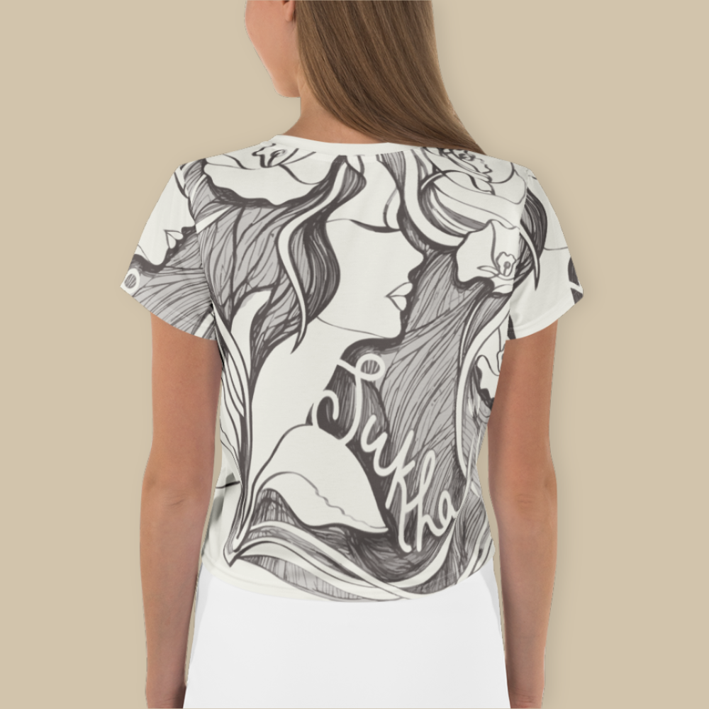 Sukha White Crop Top