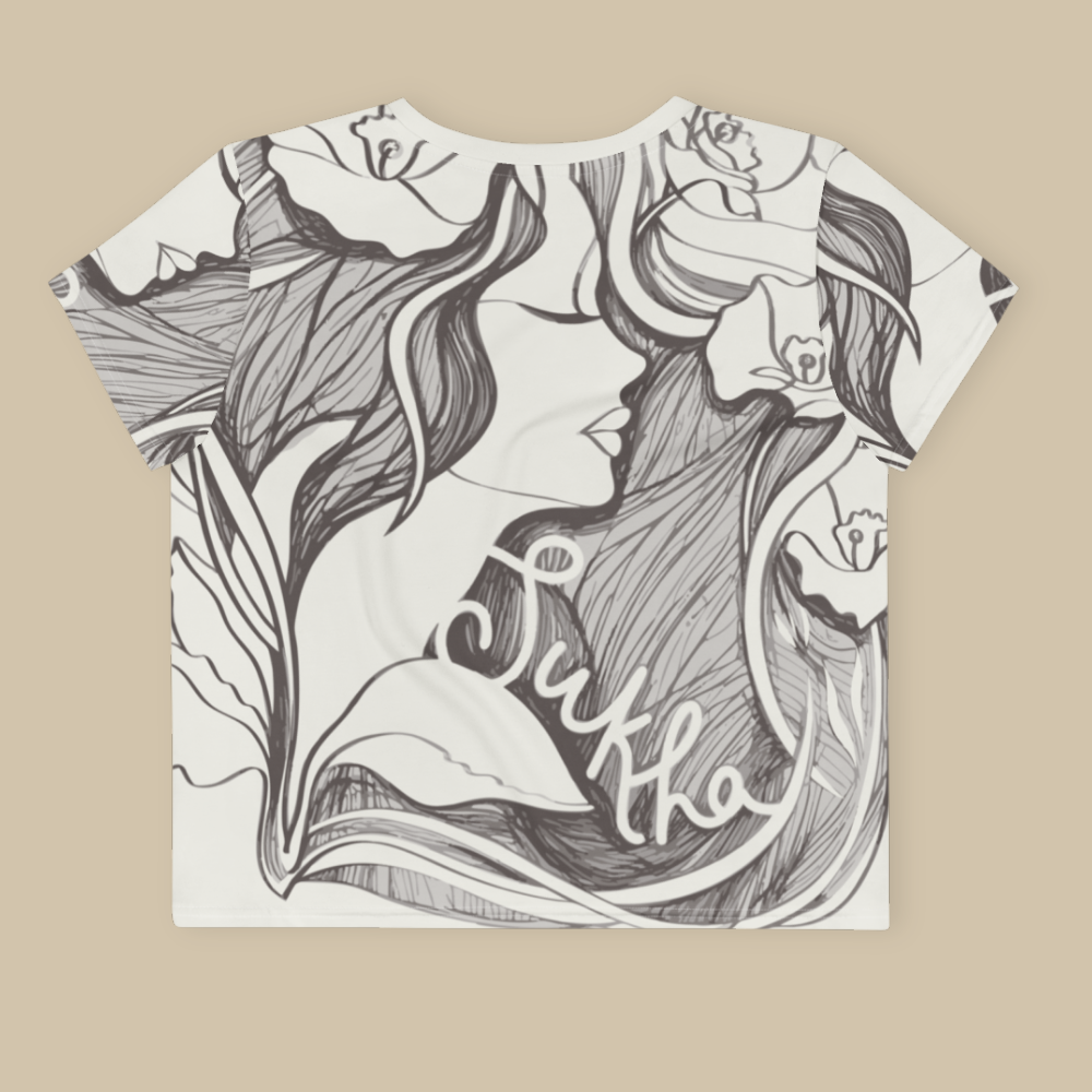 Sukha White Crop Top