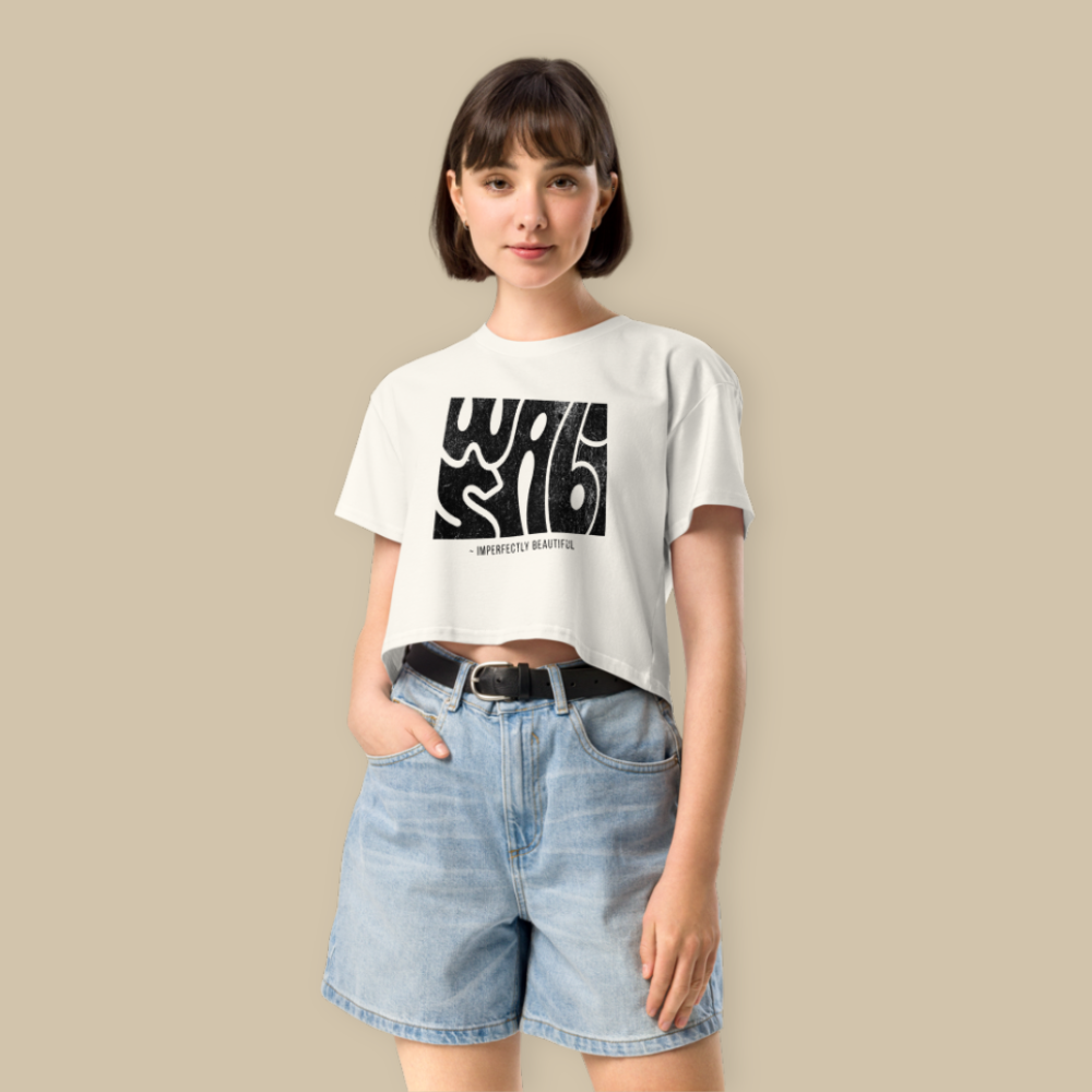 Women’s Fashion Crop Top - Wabi Sabi