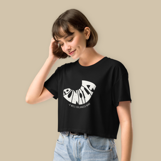 Women Fashion Crop Top - Eunoia Black