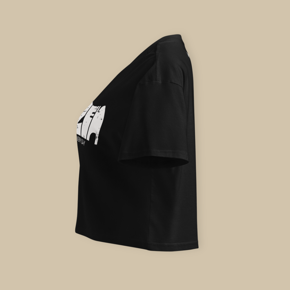 Women Fashion Crop Top - Eunoia Black