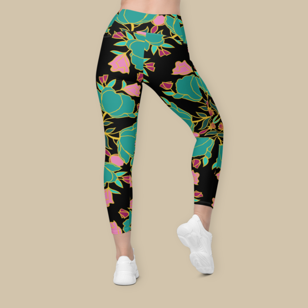 Electric Petals Leggings