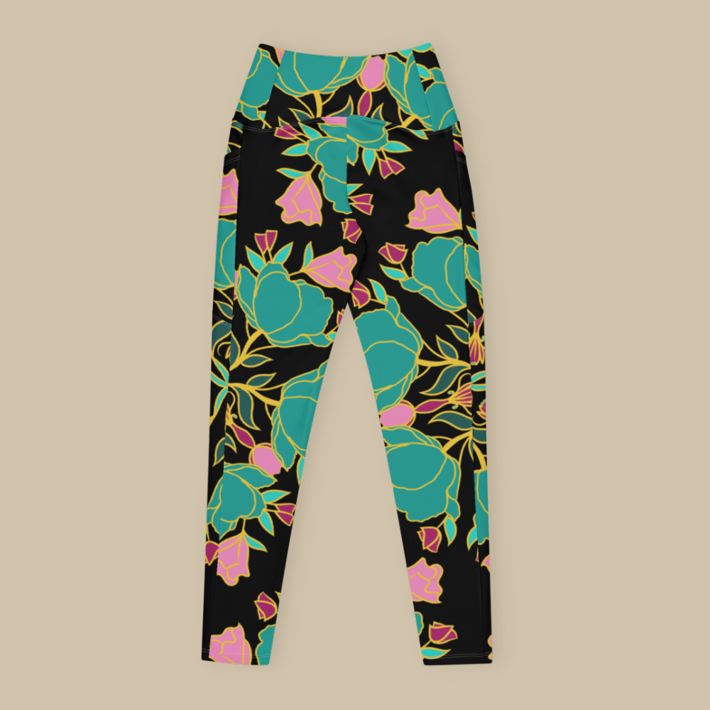 Electric Petals Leggings