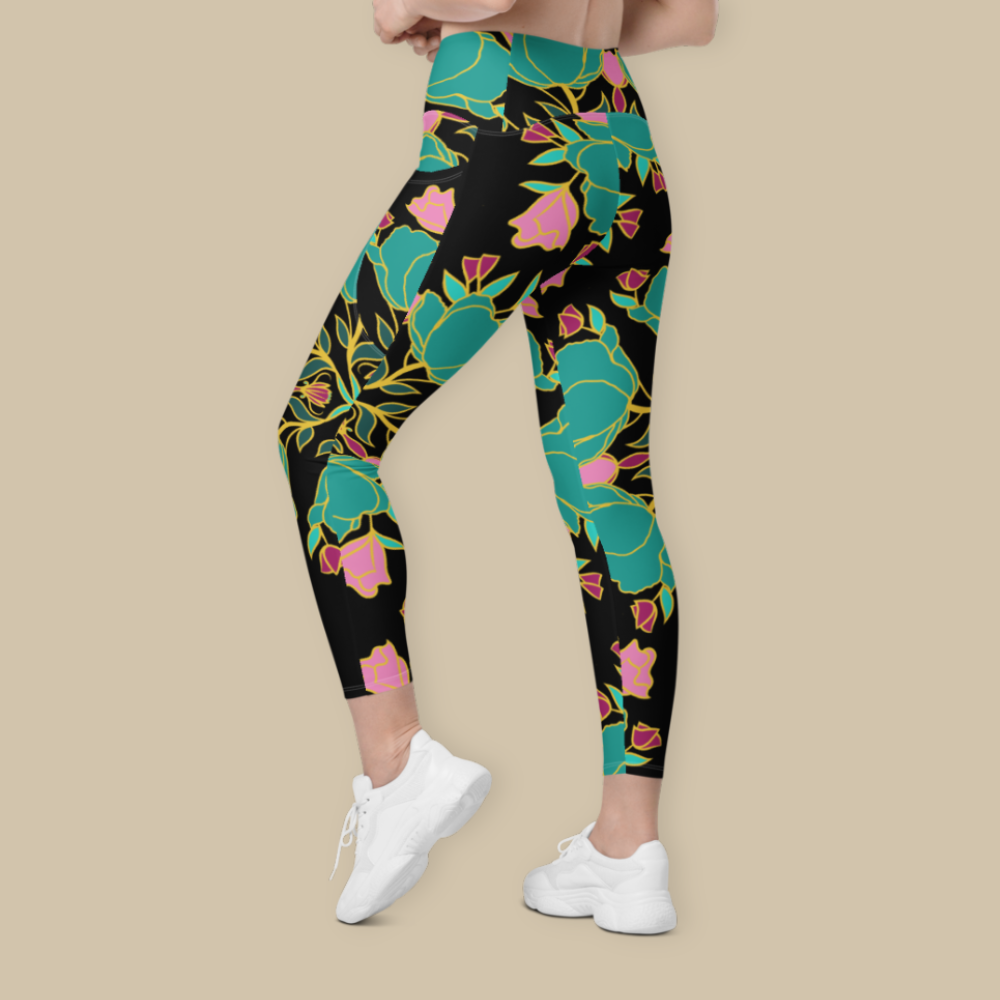 Electric Petals Leggings