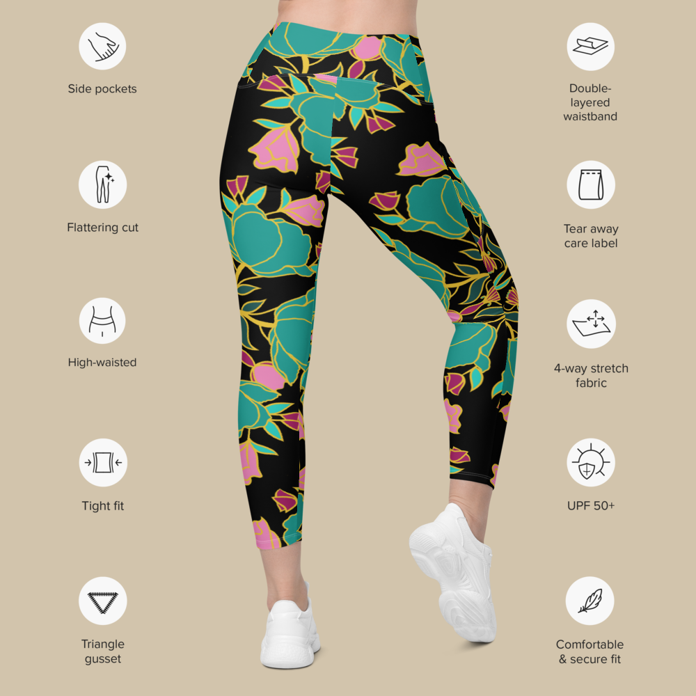 Electric Petals Leggings