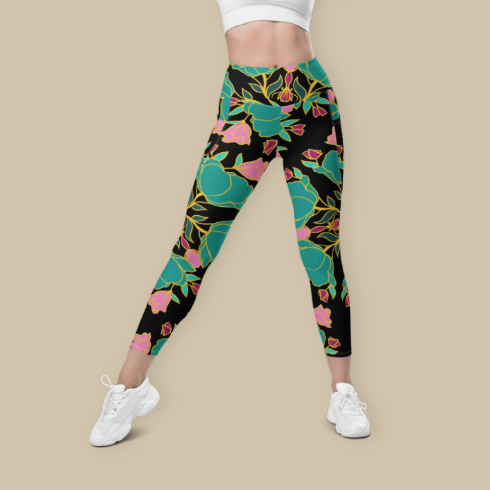 Electric Petals Leggings