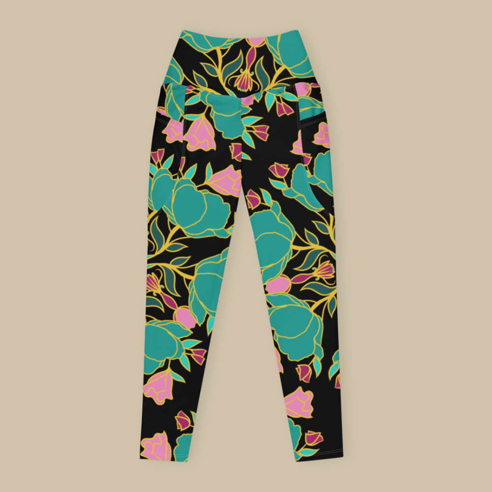 Electric Petals Leggings