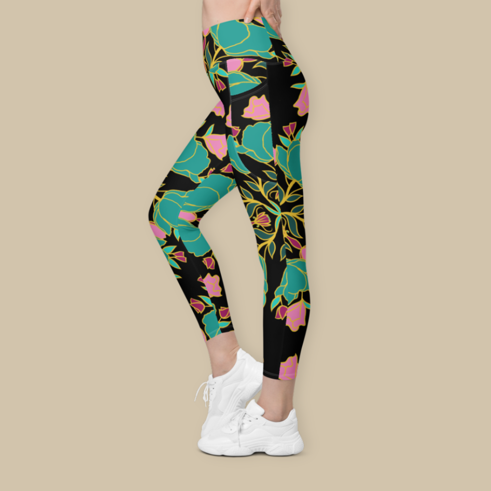 Electric Petals Leggings
