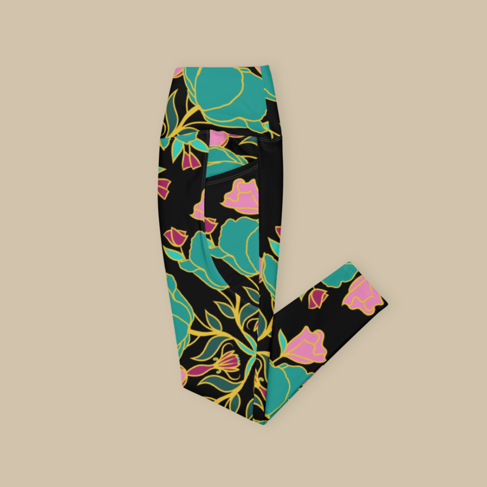 Electric Petals Leggings