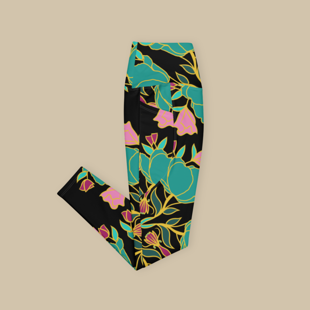 Electric Petals Leggings